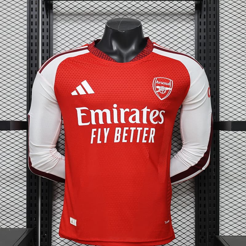 Player Version 2026/27 Arsenal main long sleeve Jersey (S-3XL)