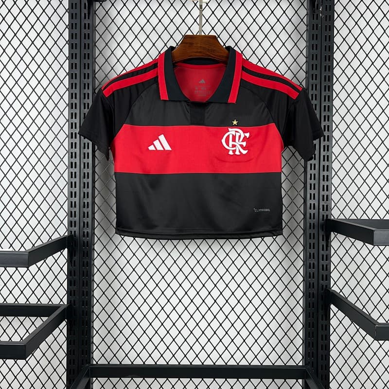 Jersey Wanita Flamengo Crop Top 2026/27 Home Jersey