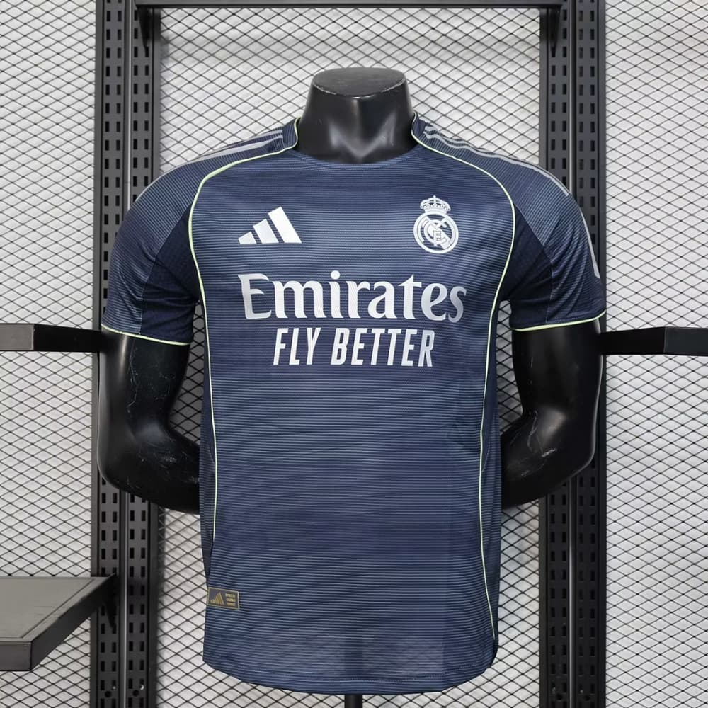 Real Madrid Away 25/26 Player Version - Short Sleeve Lengan Pendek