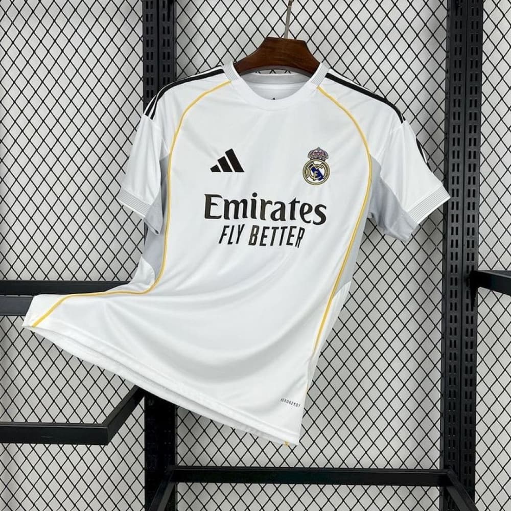 Real Madrid Home 25/26 Fans Version - Short Sleeve Lengan Pendek