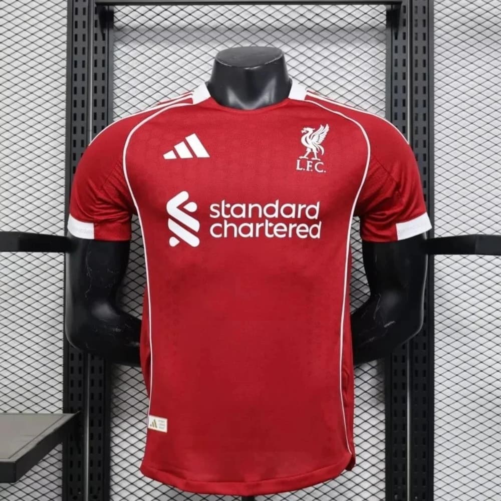 Liverpool Home 25/26 Player Version - Short Sleeve Lengan Pendek